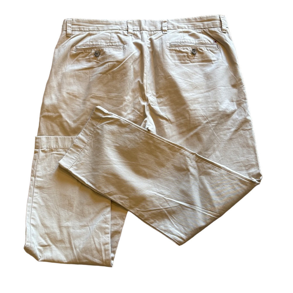Tommy Hilfiger Mens 36 Tan Custom Fit Pants - Picture 5 of 5